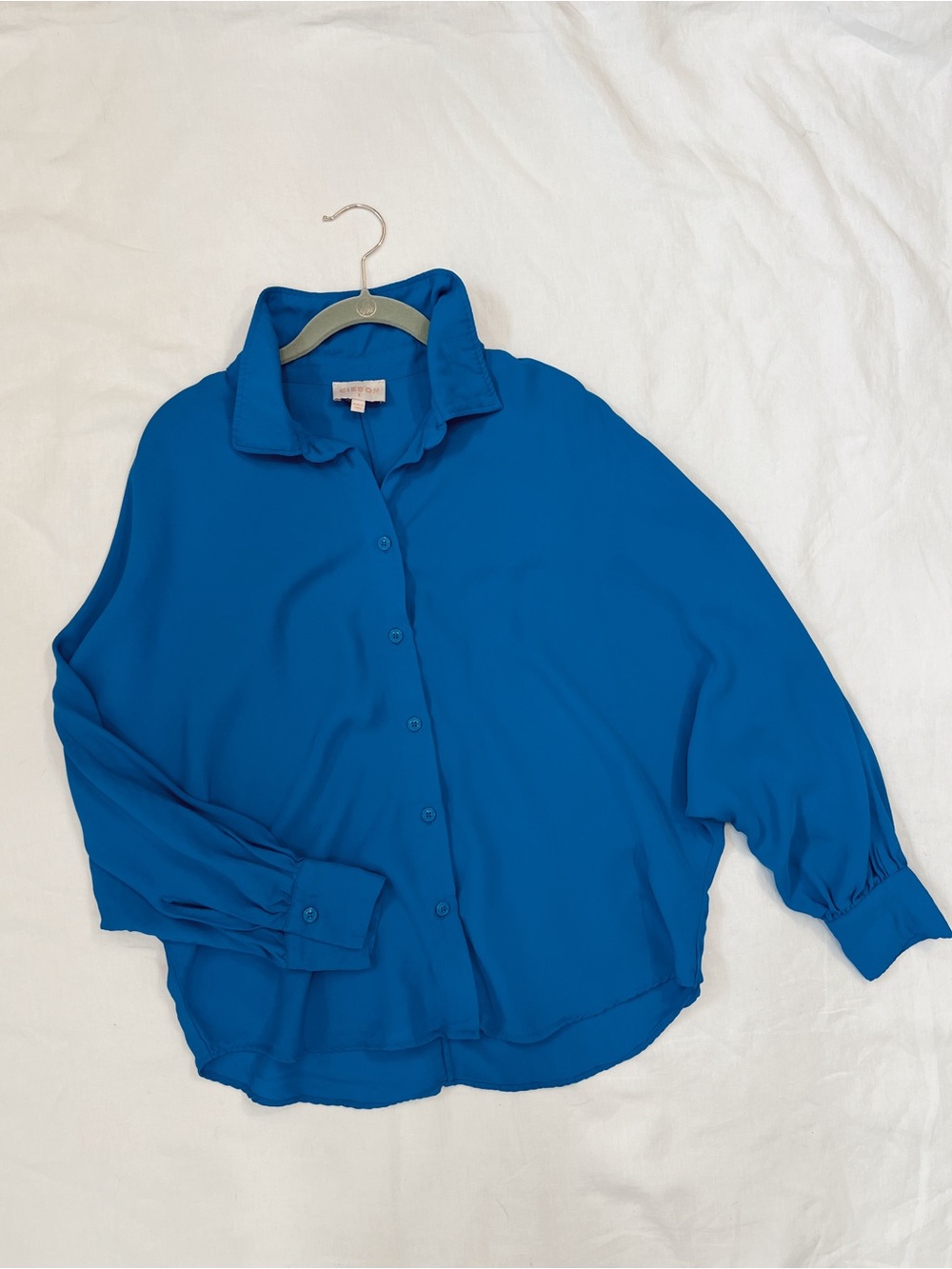 Ciebon Silky Oversized Button Down‎